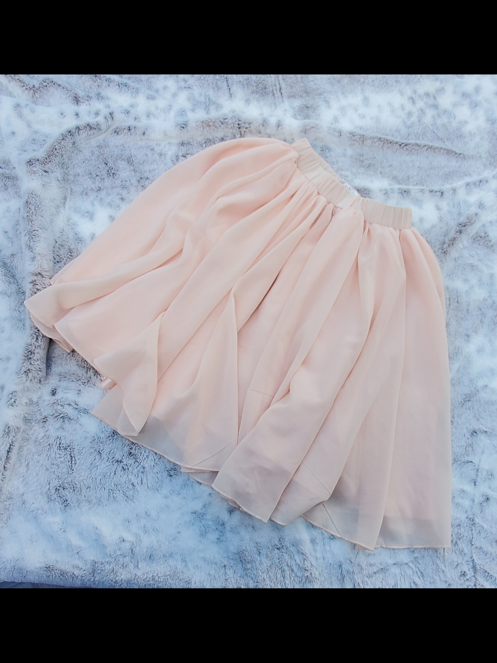 Bailey's Blossoms Blush Chiffon Skirt 3T